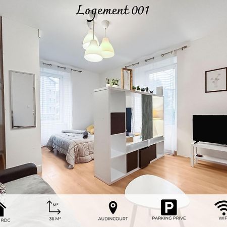 001-Studio Cosy Lumineux Wifi & Parking Apartment Audincourt Exterior photo